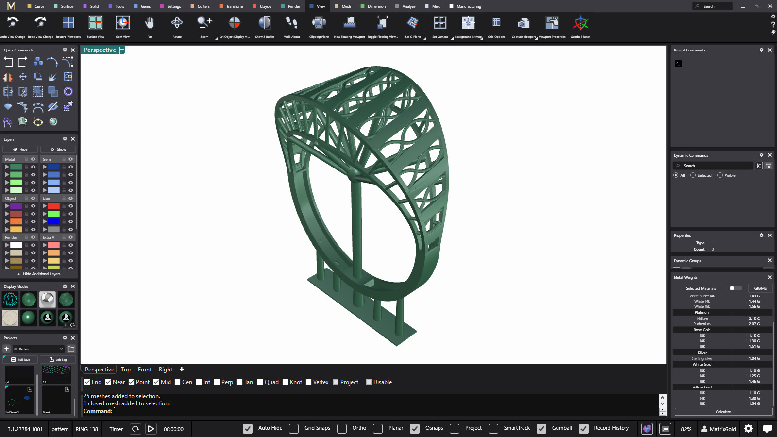 Fusion Ring collection 3D print model 3D print model_15