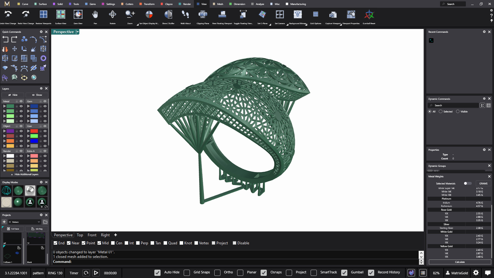 Fusion Ring collection 3D print model 3D print model_19