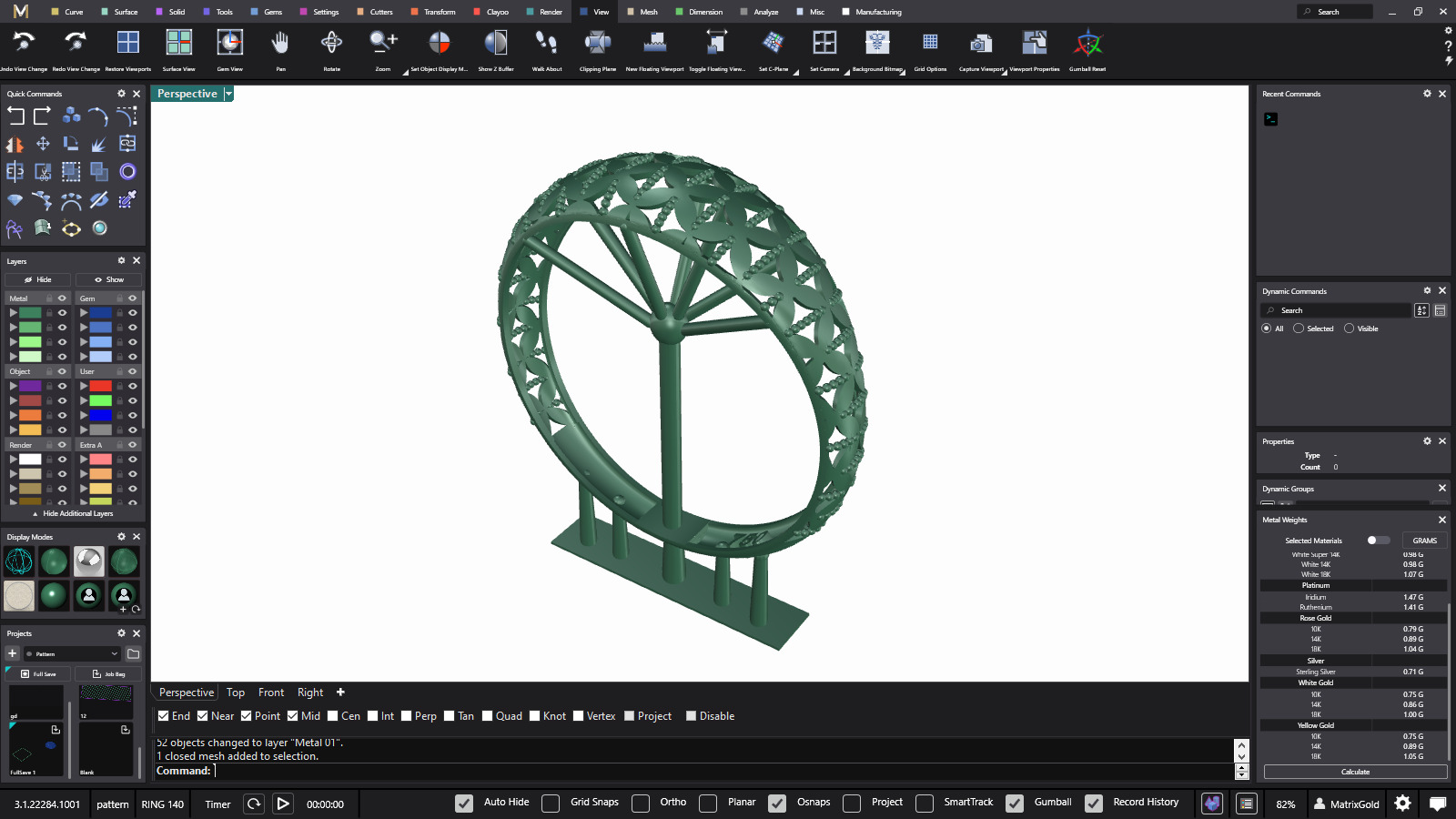 Fusion Ring collection 3D print model 3D print model_14