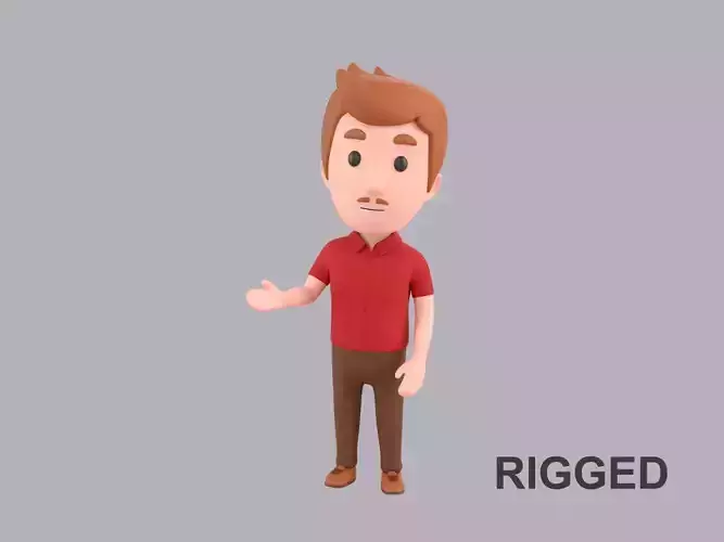  Cartoon Male Character Rigged 008