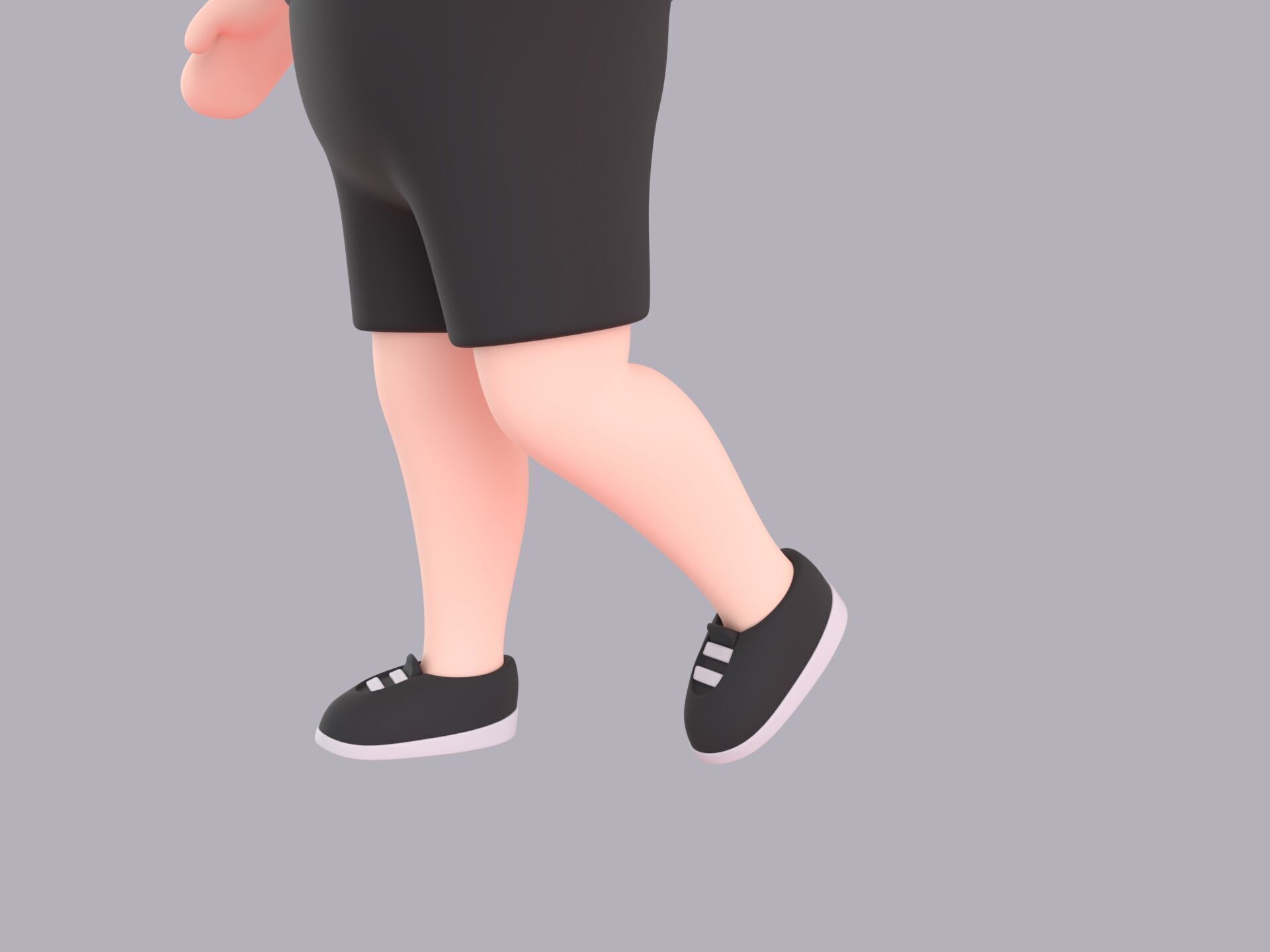  Cartoon Male Character Rigged 009 3D model_7