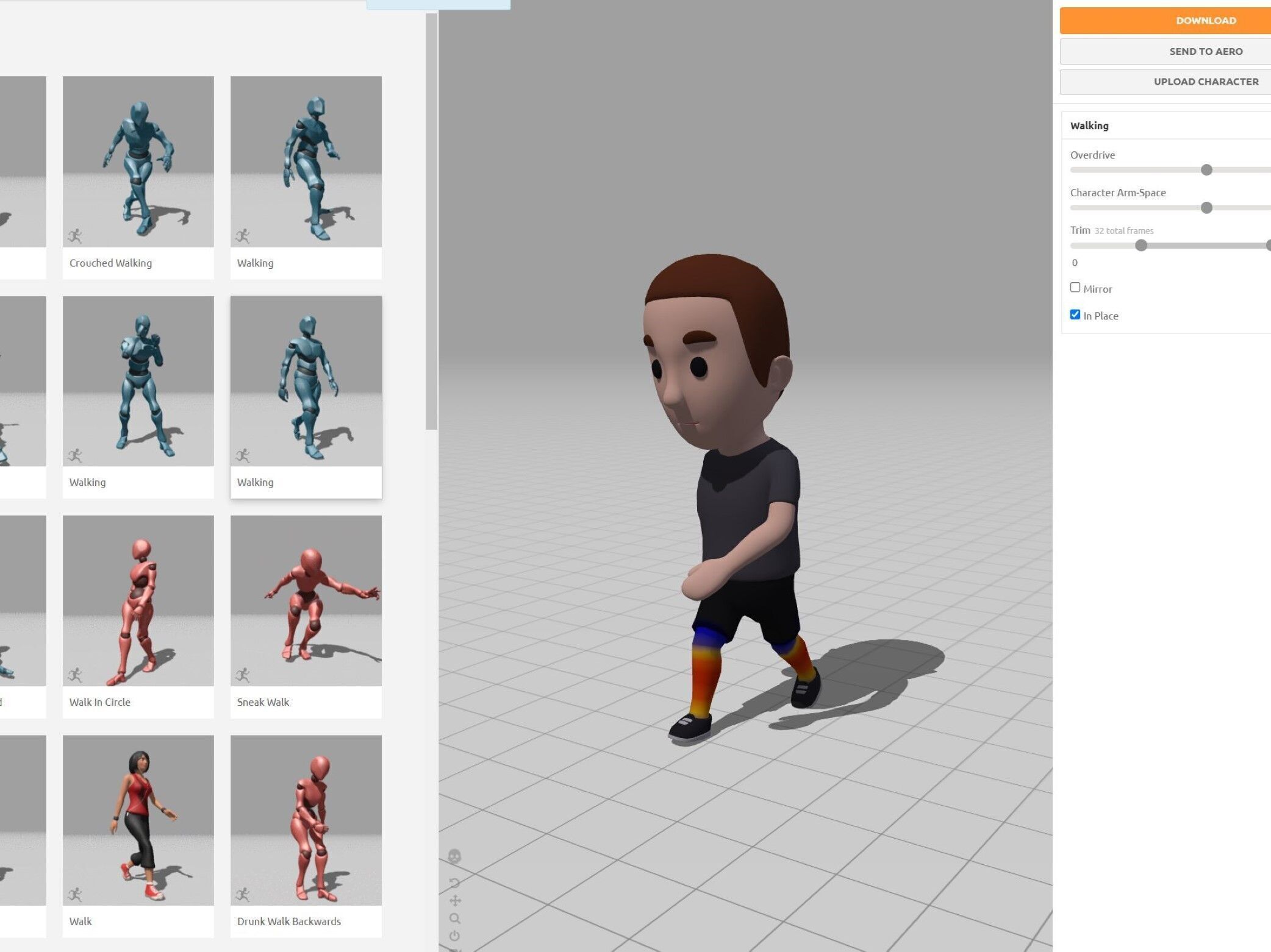  Cartoon Male Character Rigged 009 3D model_13