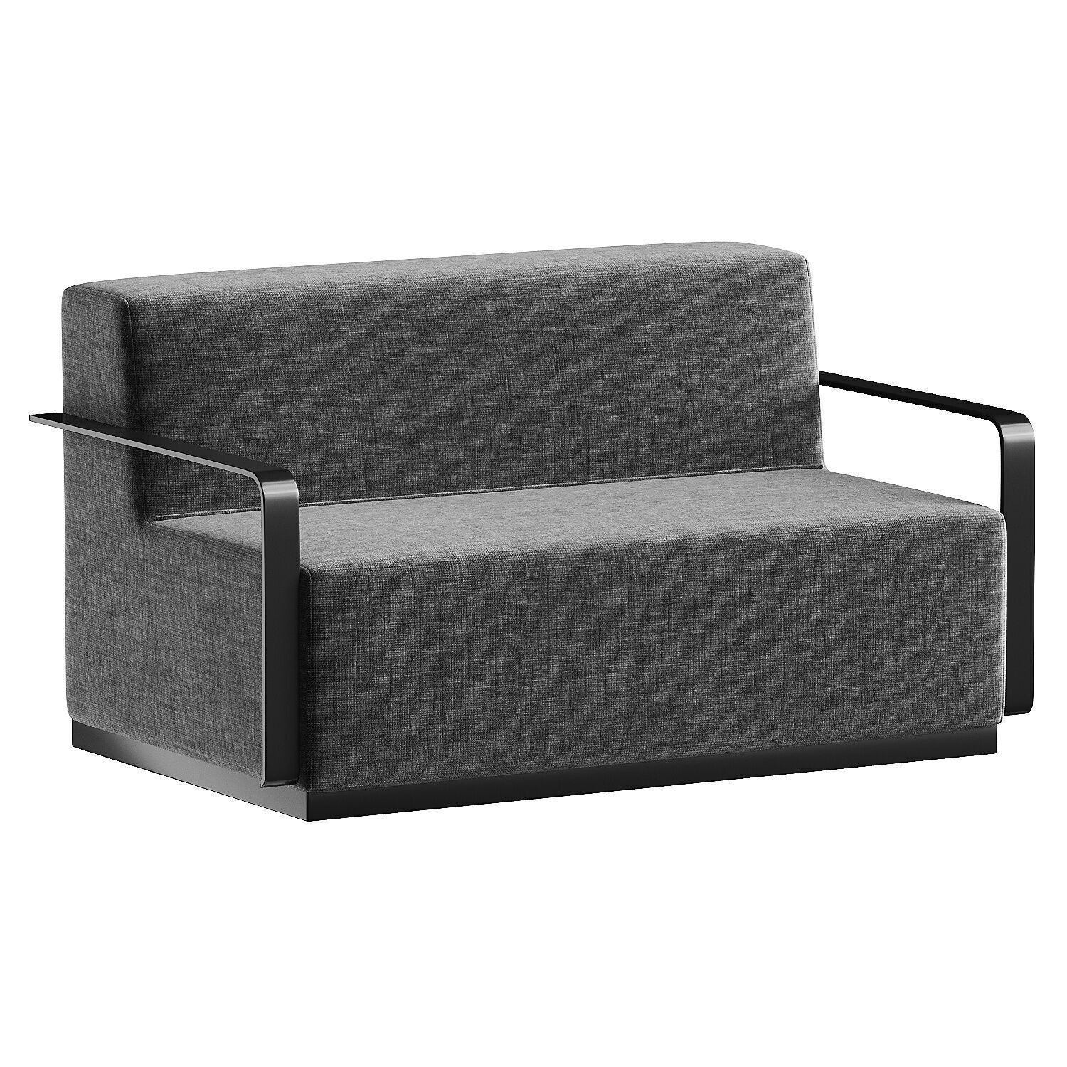 sofa white 3D model_3