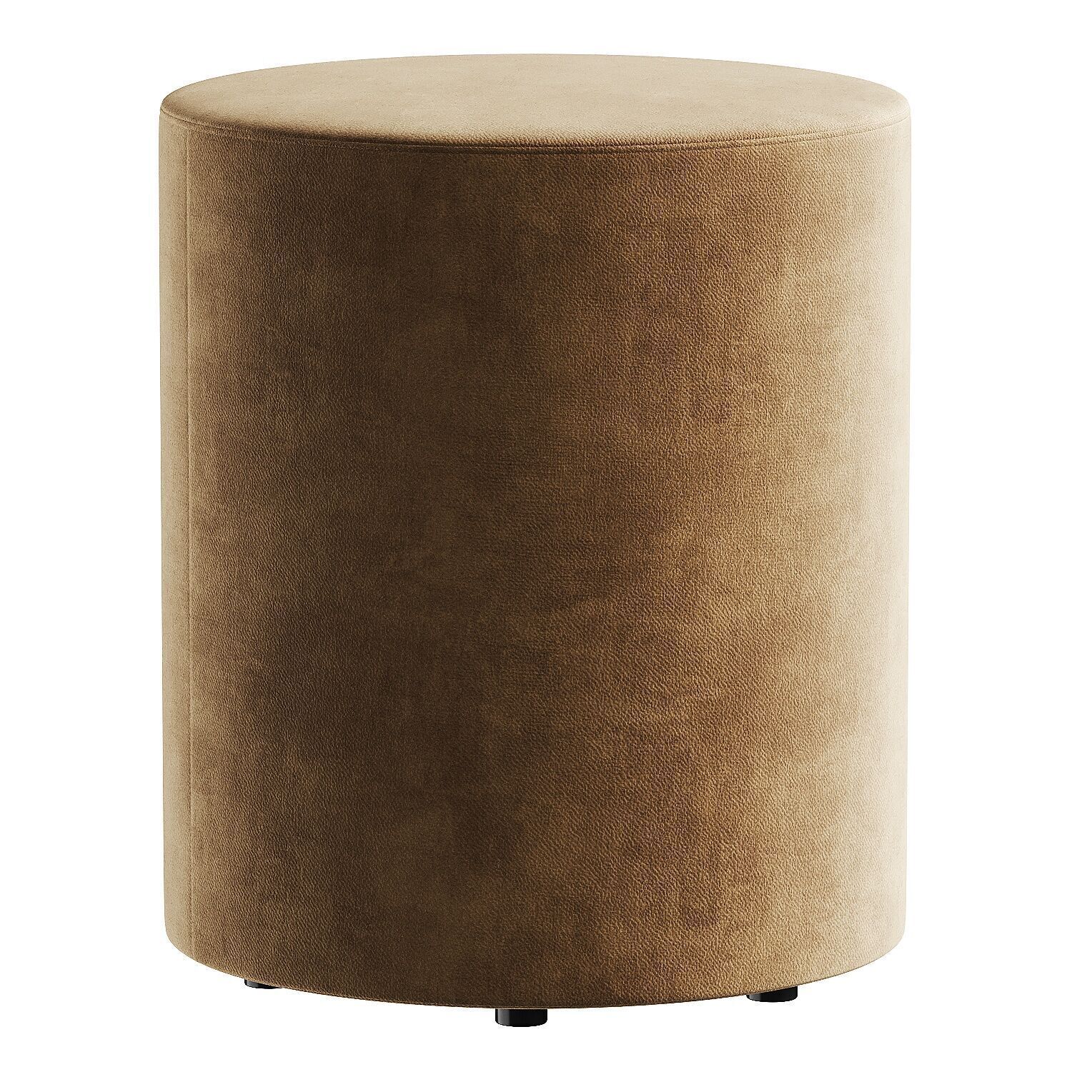 pouf long 3D model_1