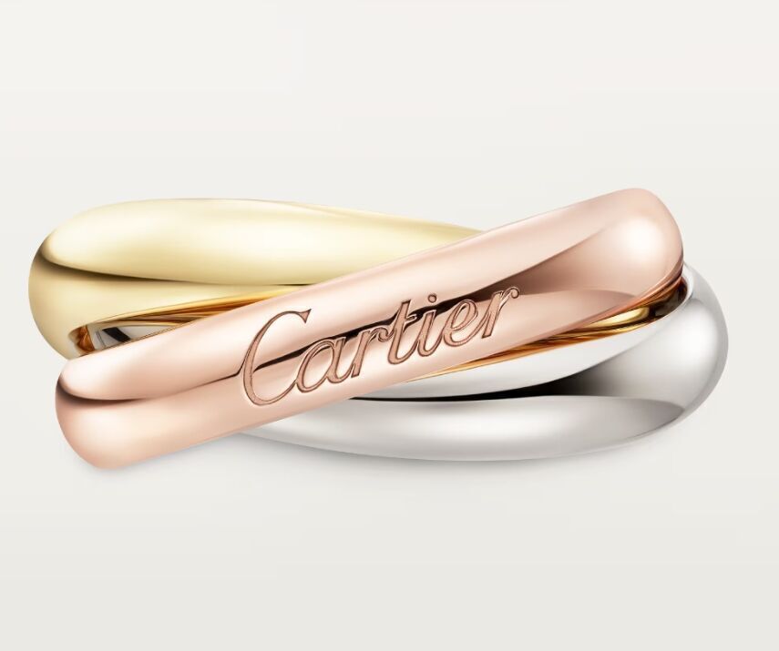 Cartie Trinity ring large model 3D print model_2