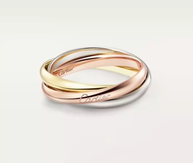 Cartie Trinity ring small model 3D print model_0