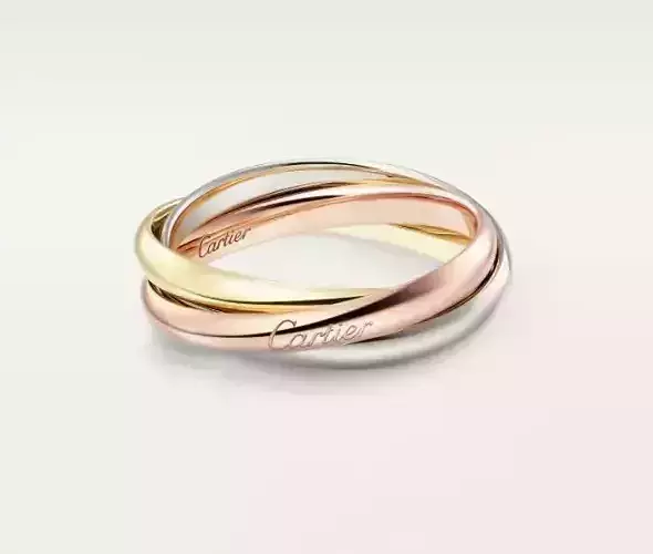 Cartie Trinity ring small model 3D print model