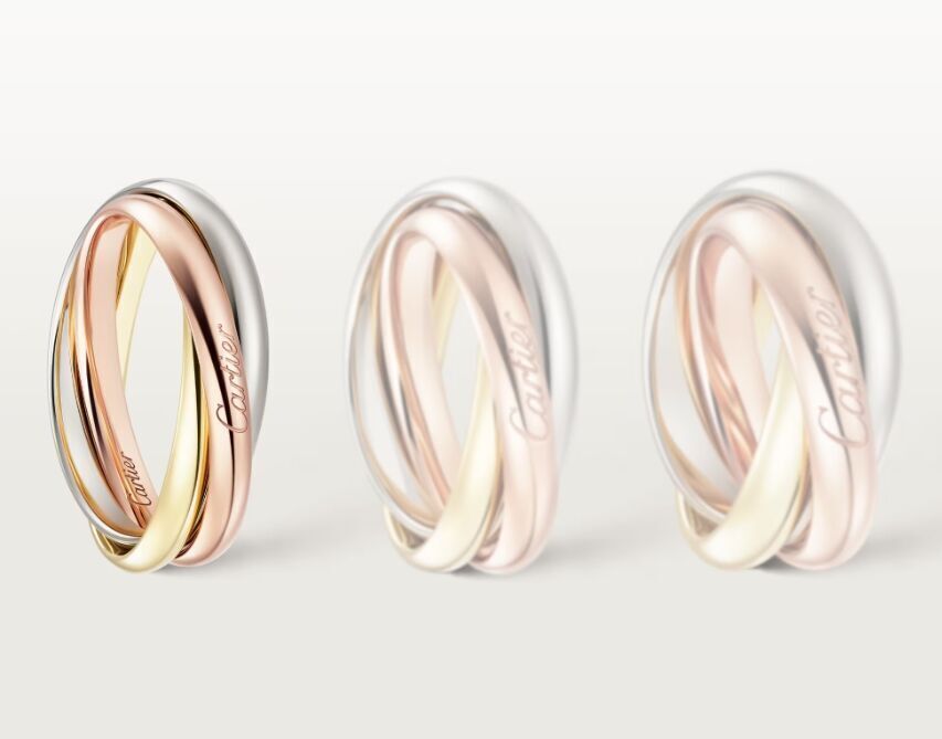 Cartie Trinity ring small model 3D print model_2