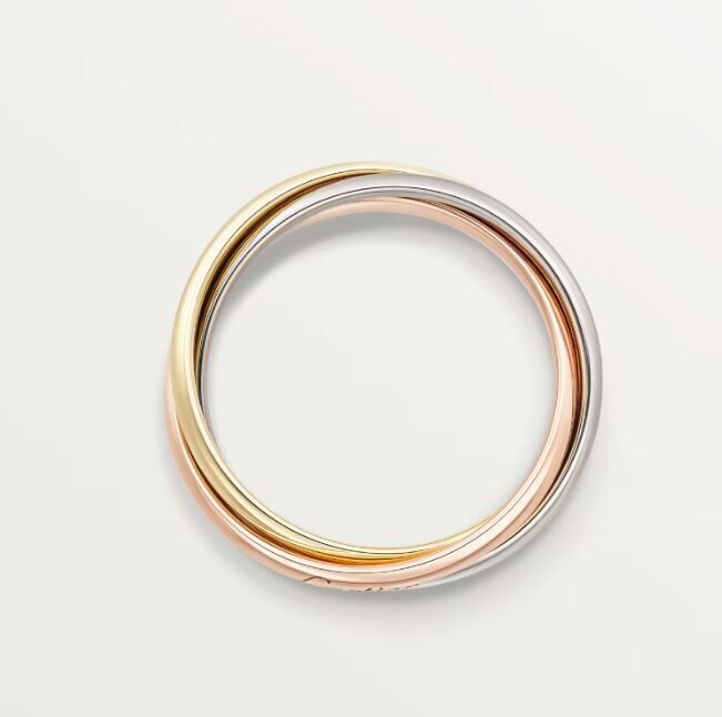 Cartie Trinity ring small model 3D print model_3