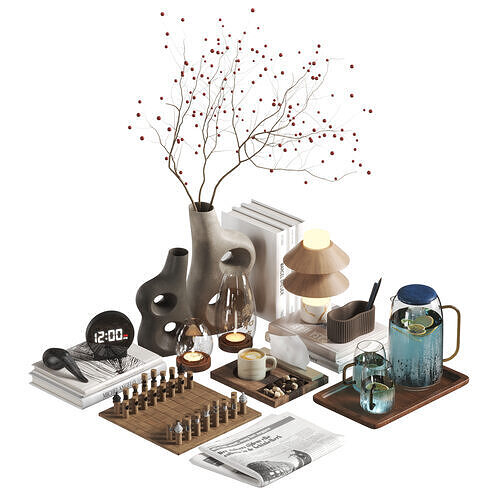 Decorative set 10 3D model