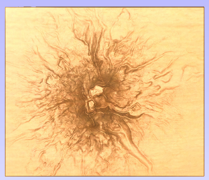 Mount Ruapehu New Zealand 3D model_2