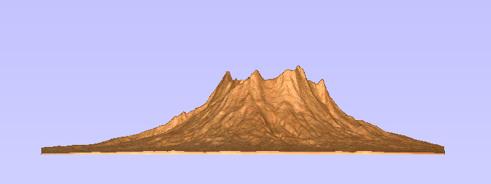 Mount Ruapehu New Zealand 3D model_3