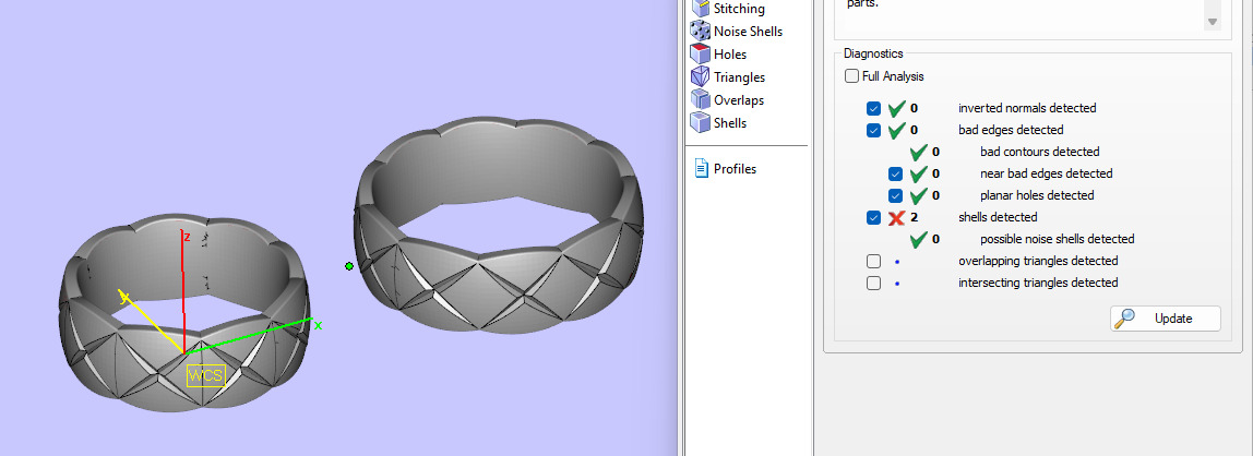 Chane Coco Crush Ring 8mm sz 7 and sz 11 3D print model_11