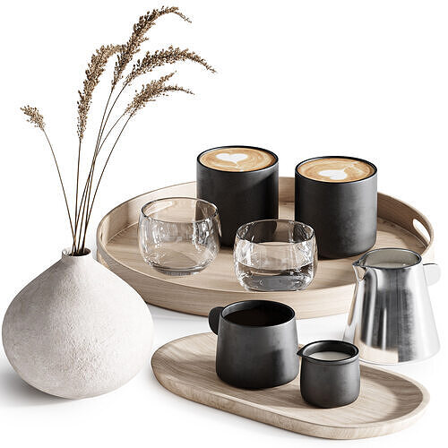 Tableware set17 3D model