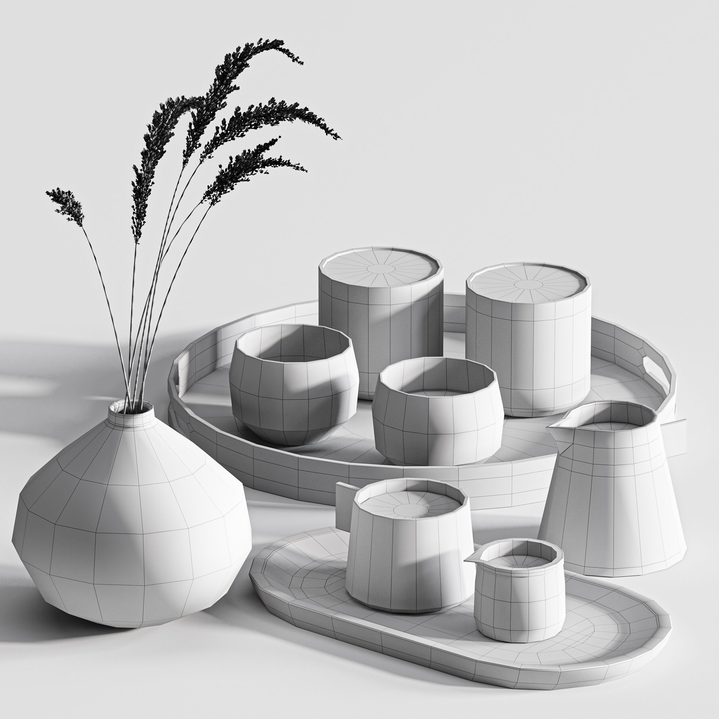 Tableware set17 3D model_6