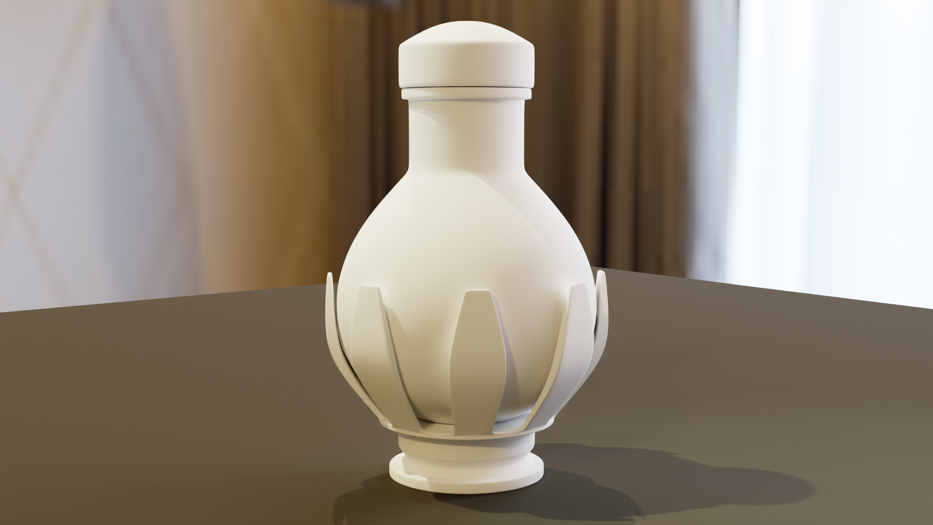Mystic Potion Bottle Vase 3D print model_4