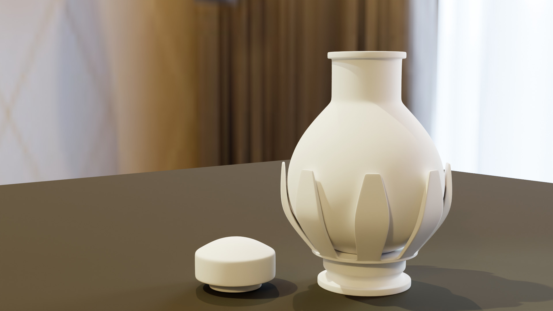 Mystic Potion Bottle Vase 3D print model_5