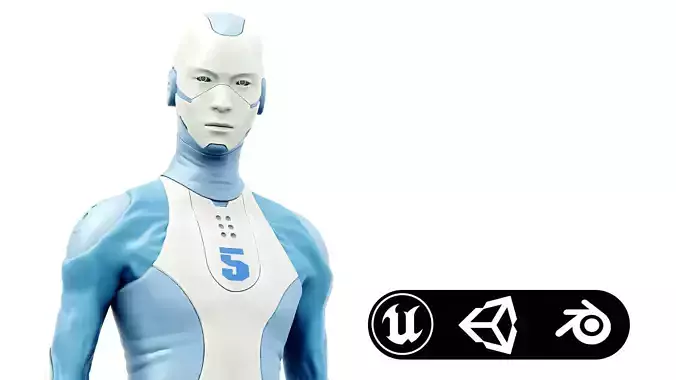 ROB-MECHA G  Rigged for Unreal Engine - Unity - MIXAMO