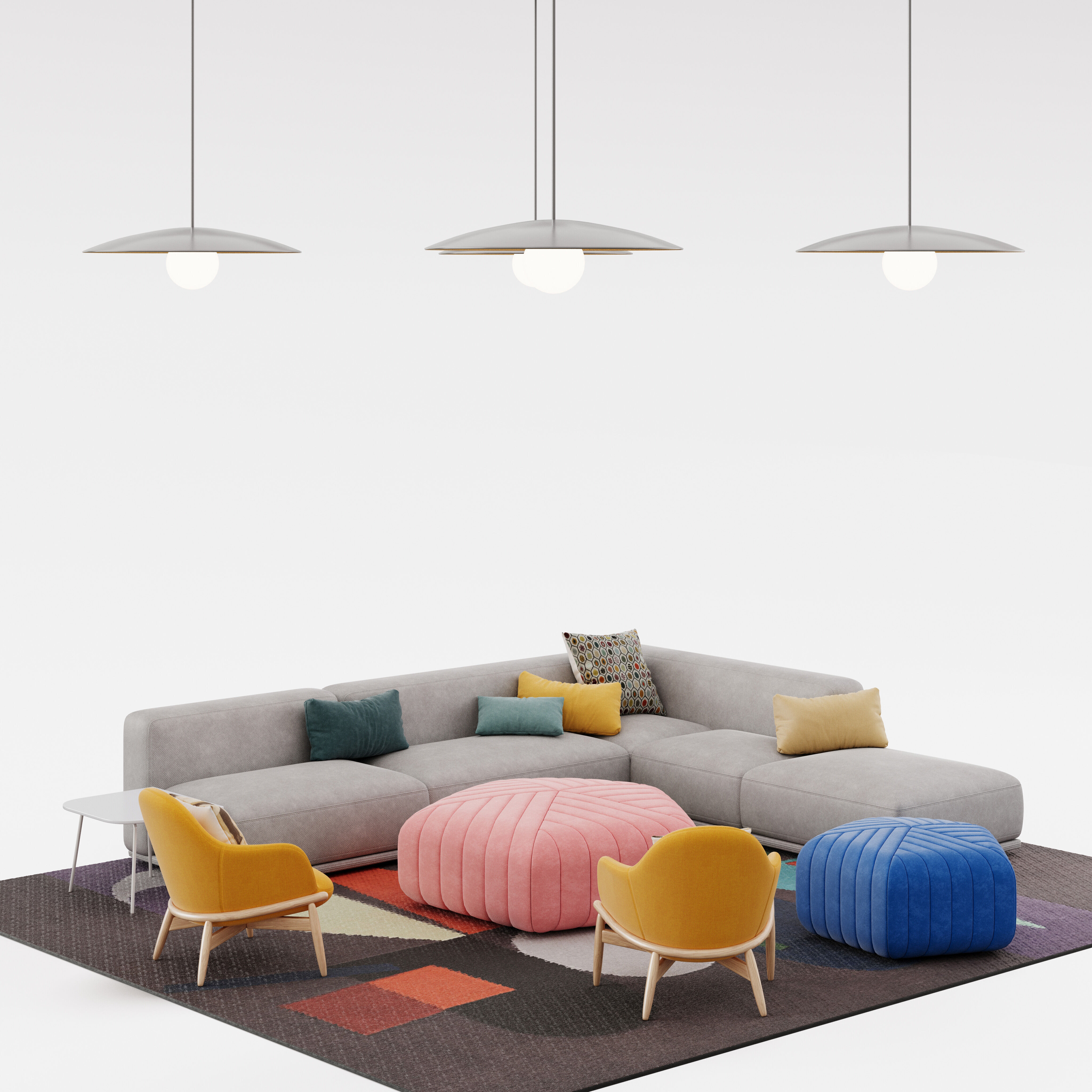 Archmodels vol 297 - office lounge furniture 3D model_21