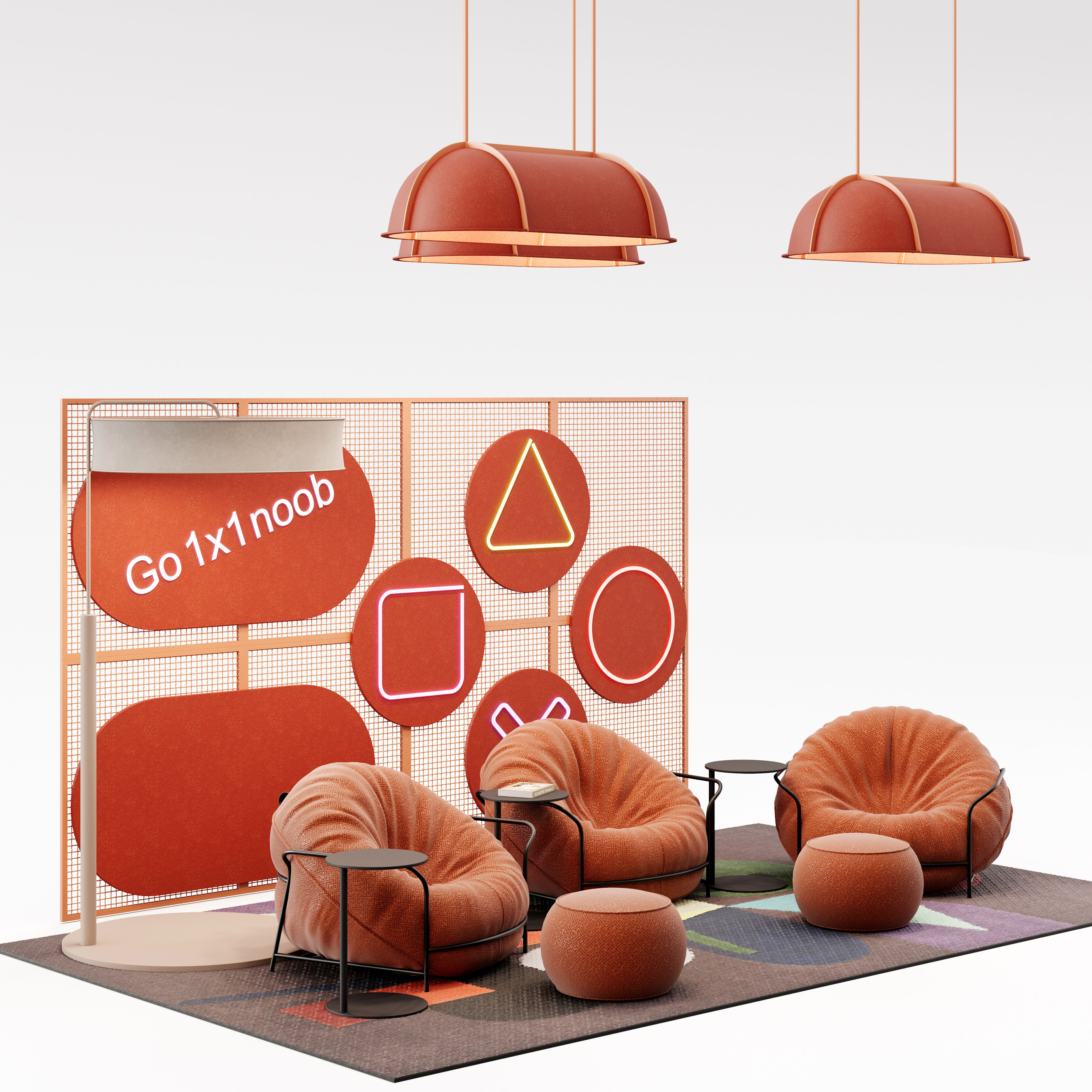 Archmodels vol 297 - office lounge furniture 3D model_6