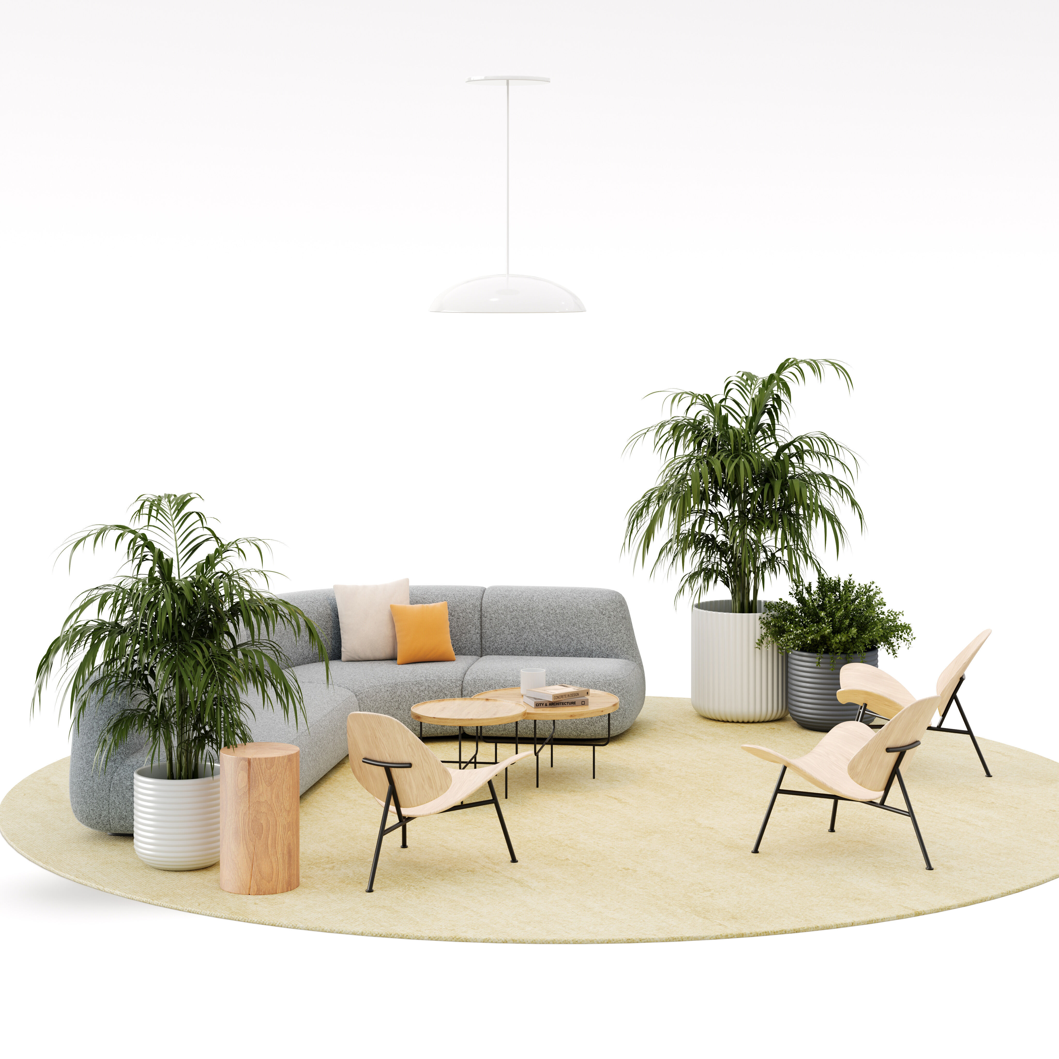 Archmodels vol 297 - office lounge furniture 3D model_18