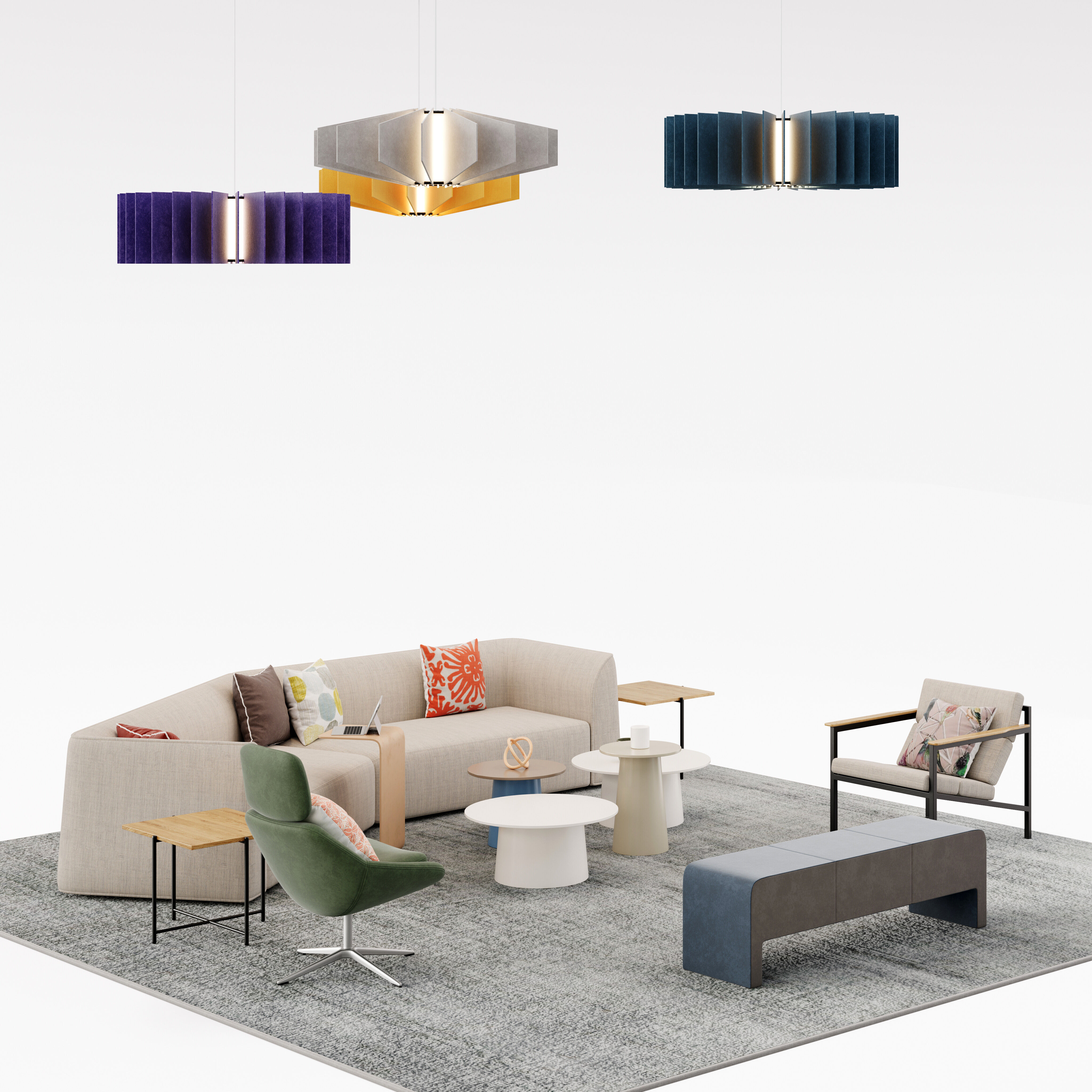 Archmodels vol 297 - office lounge furniture 3D model_20