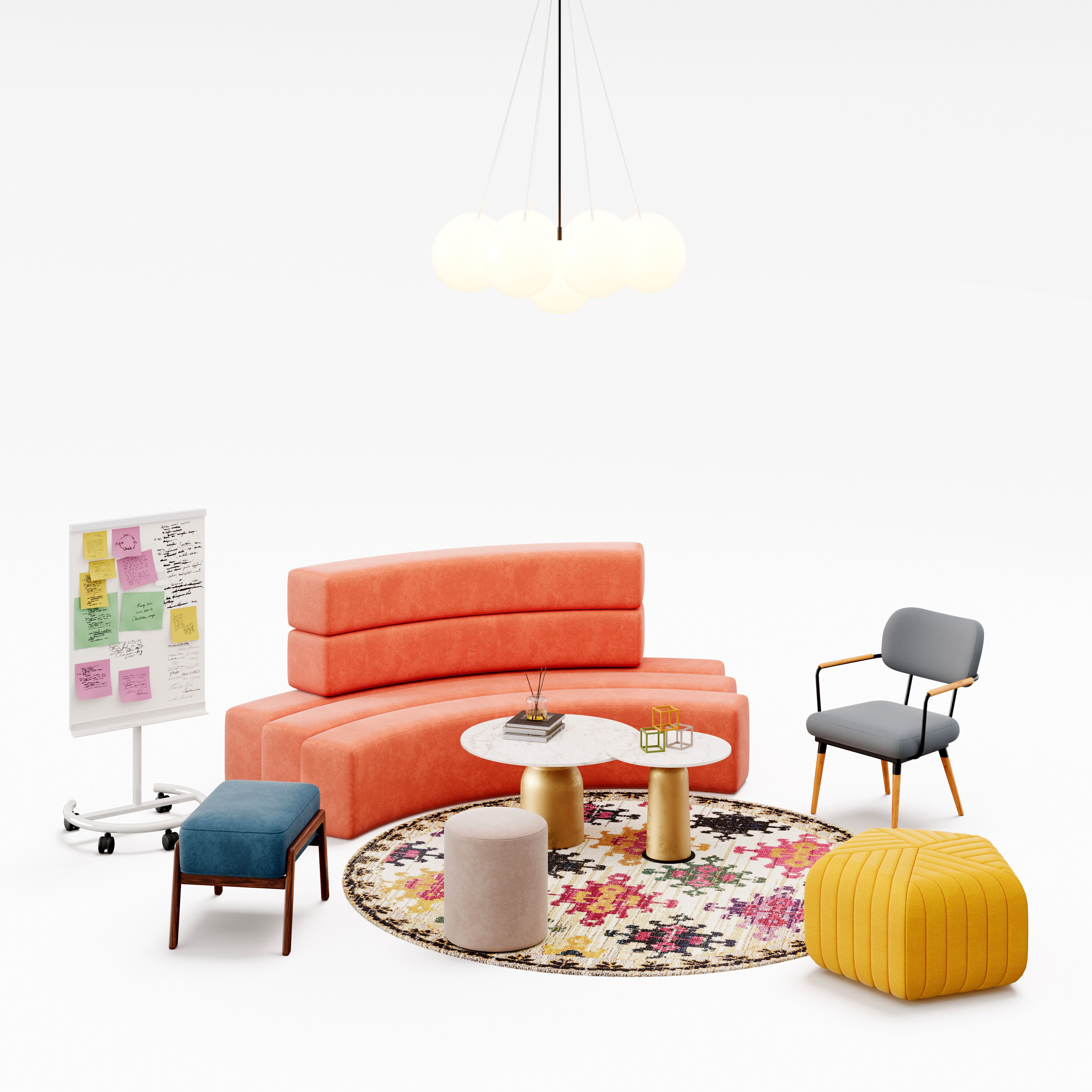 Archmodels vol 297 - office lounge furniture 3D model_15