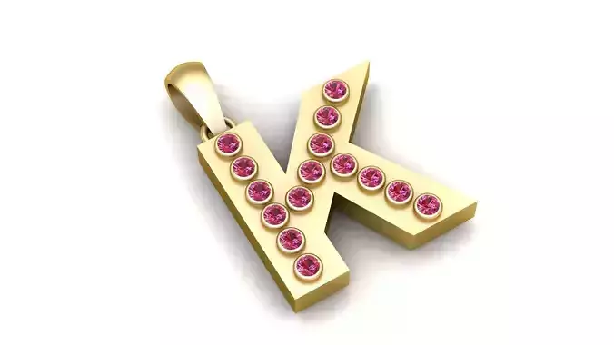 K WORD PENDAN T3 D PRITNABLE MODEL 