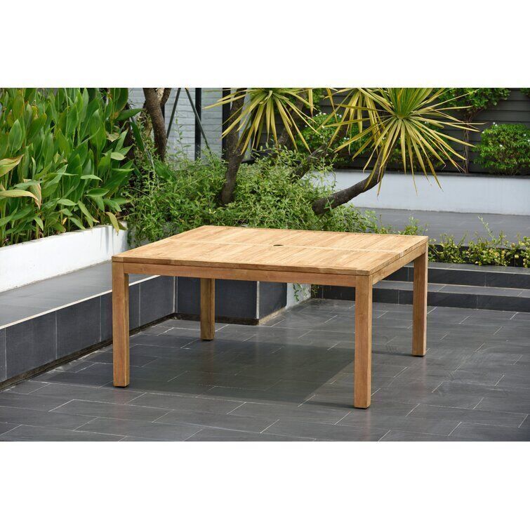 Anautica Person Square Teak Outdoor Dining Set 3D model_5