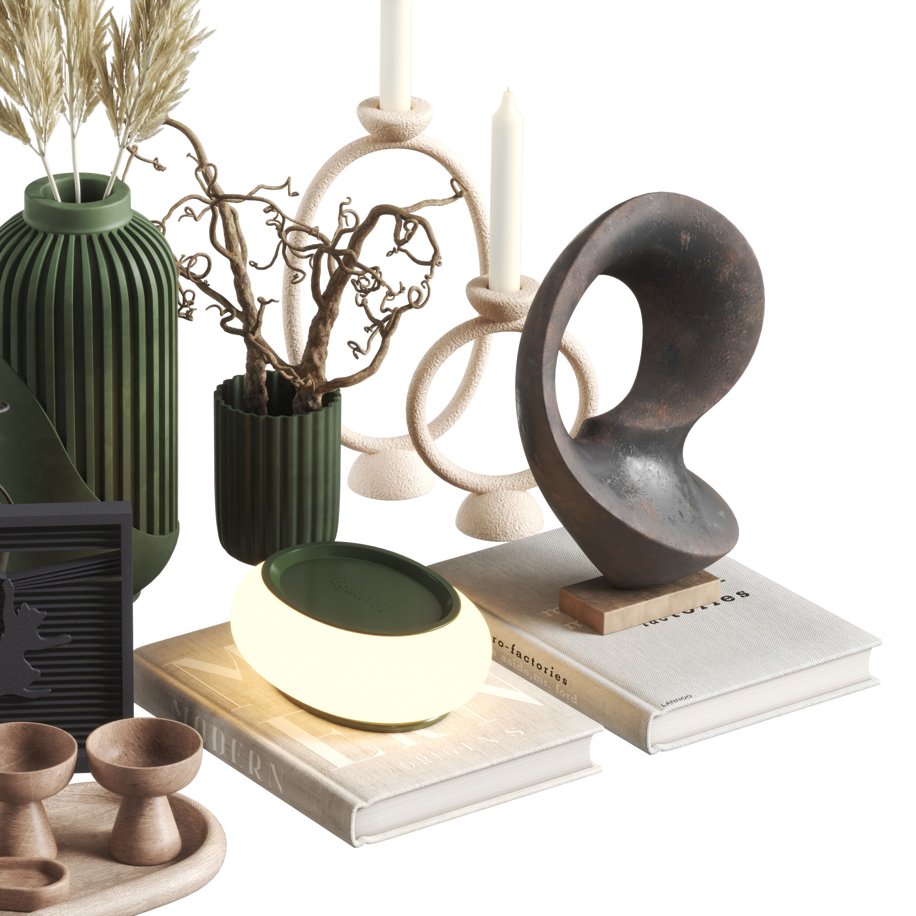 Decorative set 13 3D model_3