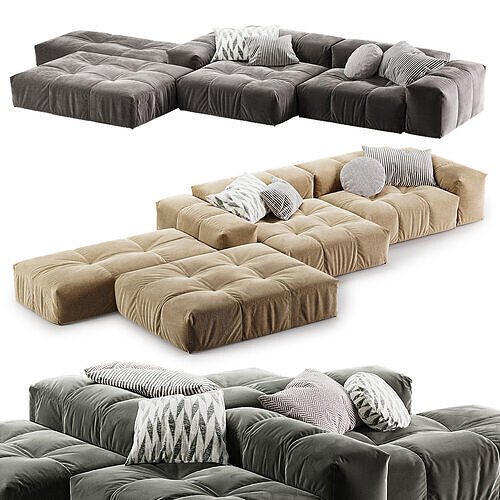 Pixel Sofa by sabaitalia 3D model 4