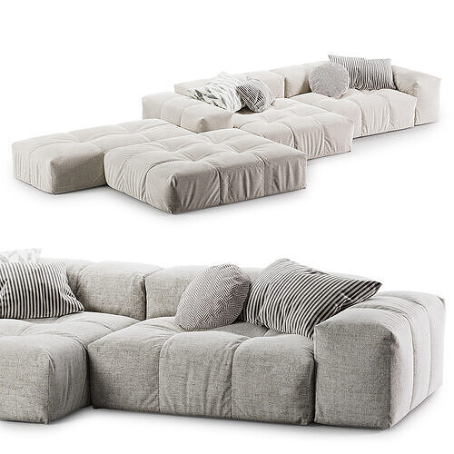 Pixel Sofa by sabaitalia 3D model 5