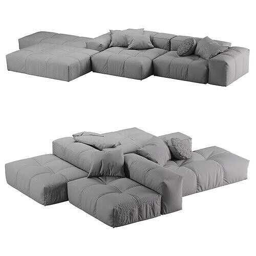 Pixel Sofa by sabaitalia 3D model 6
