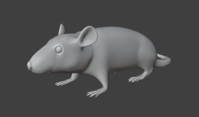 Rat - 3D printable Free 3D model