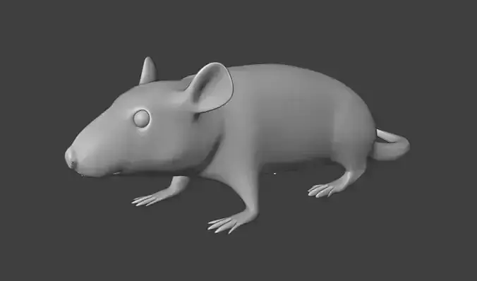 Rat - 3D printable Free 3D model