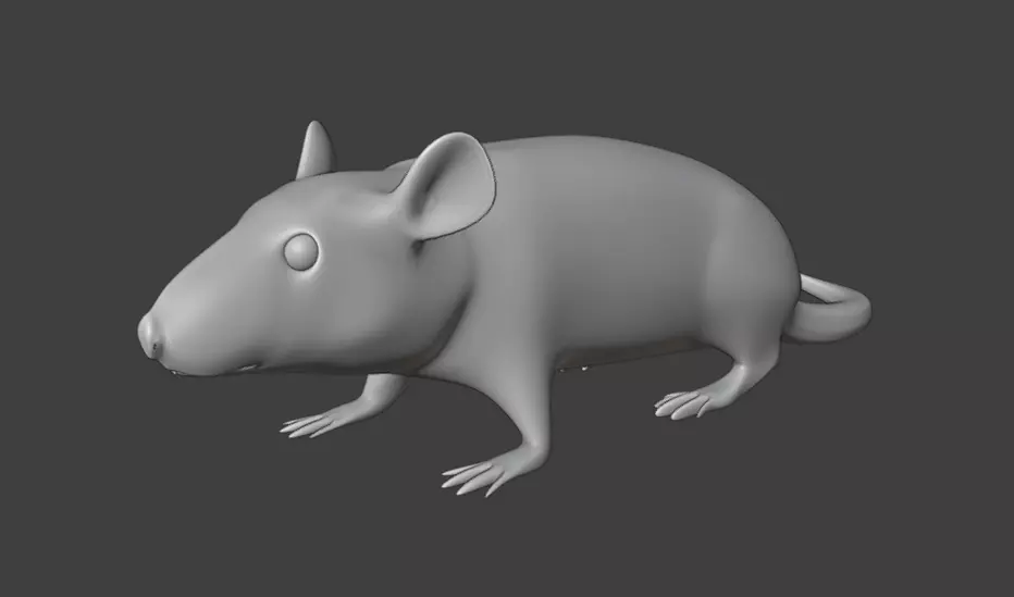 Rat - 3D printable Free 3D model