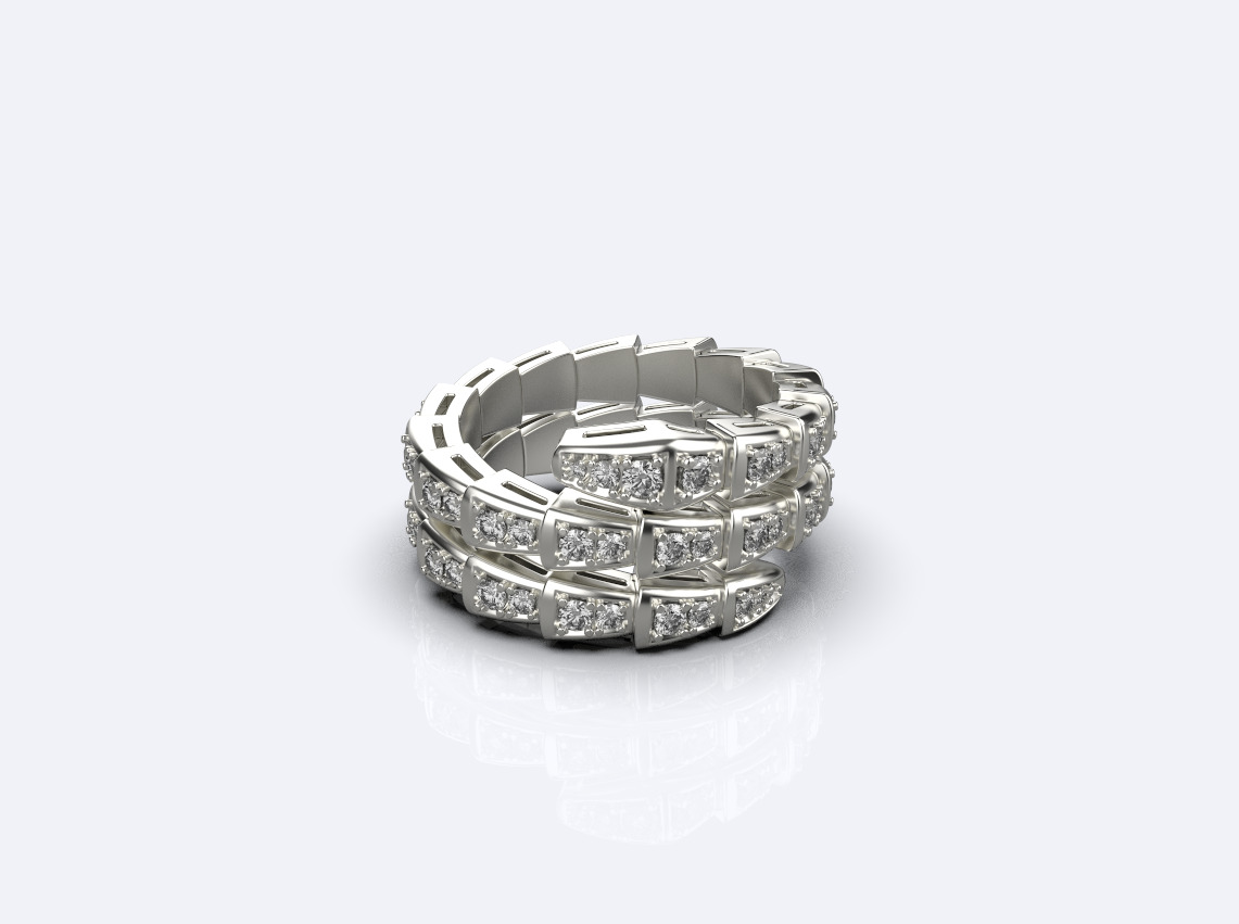 Bvlgari serpenti 3D print model_6