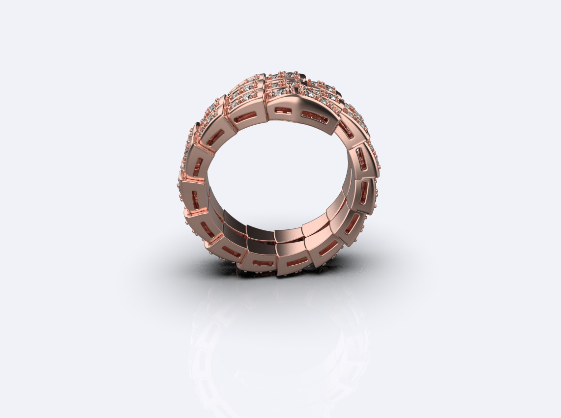 Bvlgari serpenti 3D print model_11