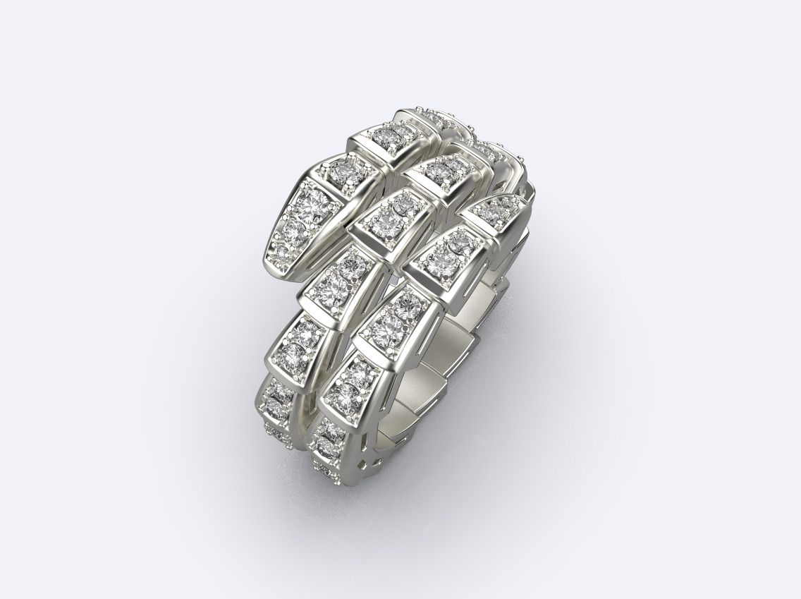 Bvlgari serpenti 3D print model_4