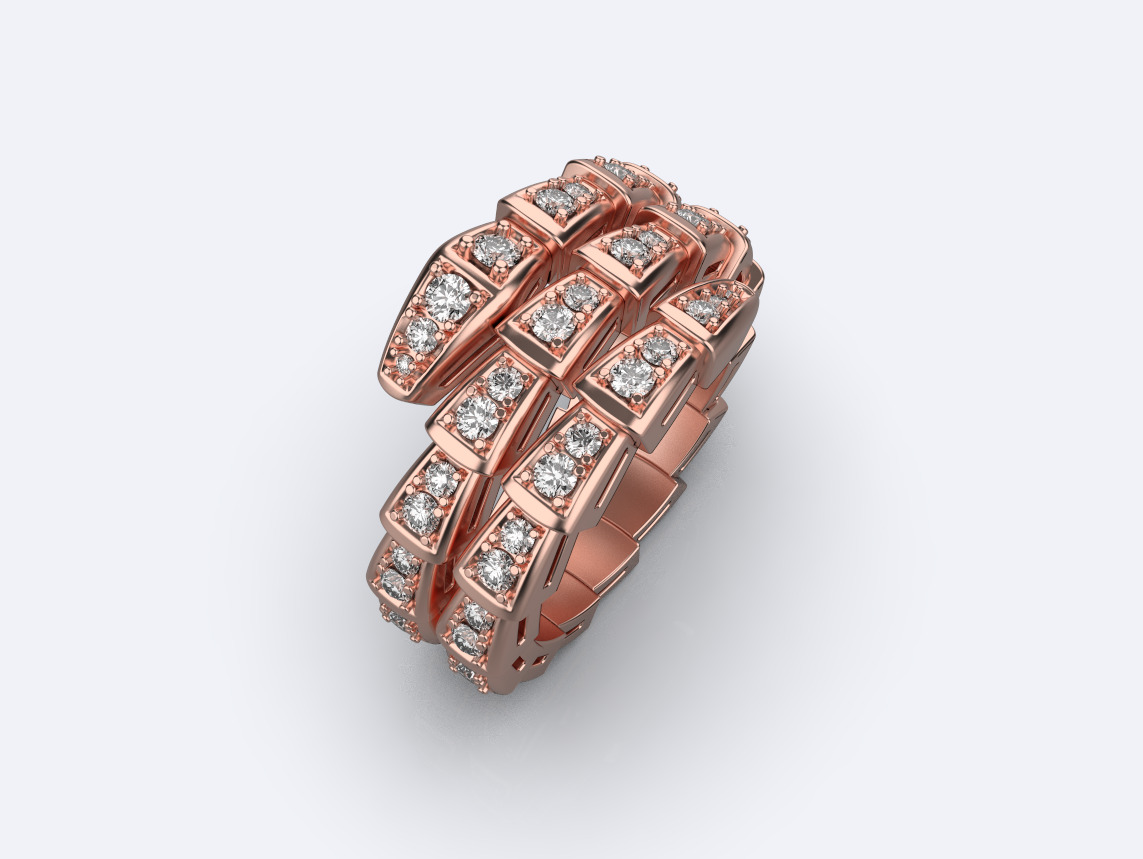 Bvlgari serpenti 3D print model_8