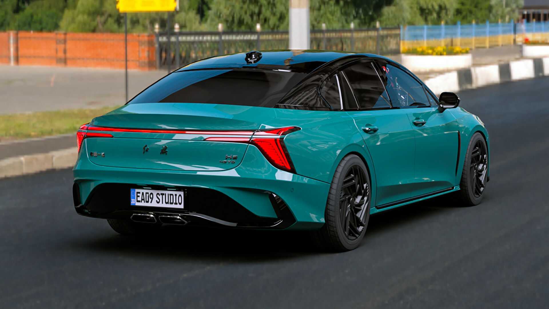 Hongqi H6 2025 3D model_2