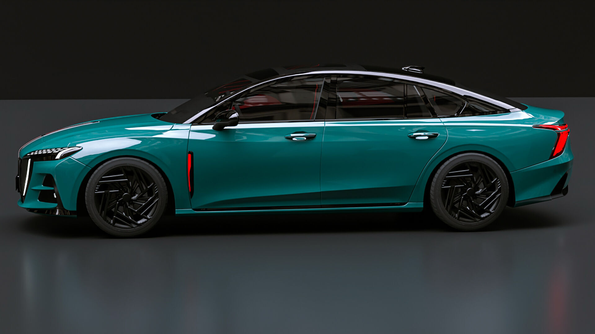 Hongqi H6 2025 3D model_8