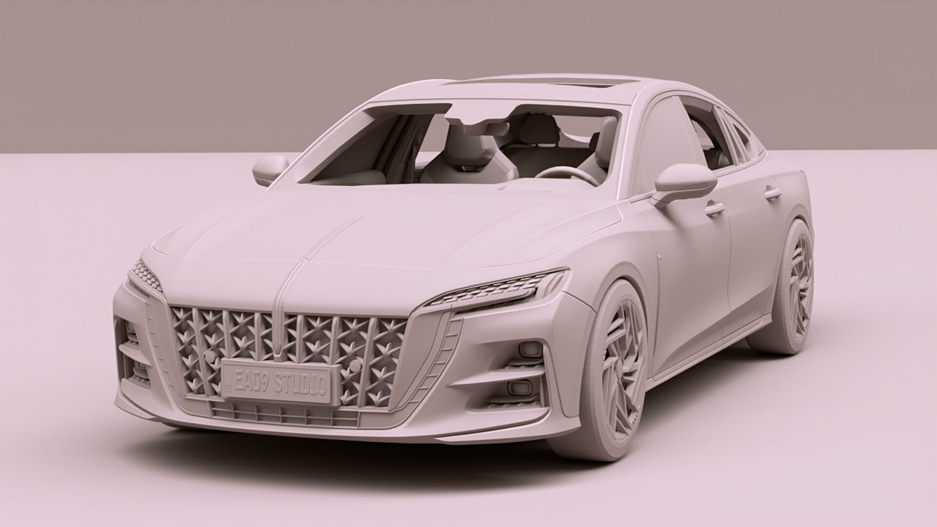 Hongqi H6 2025 3D model_12