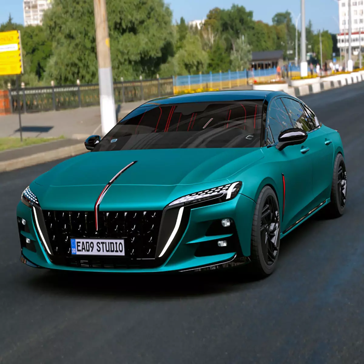 Hongqi H6 2025 3D model_0