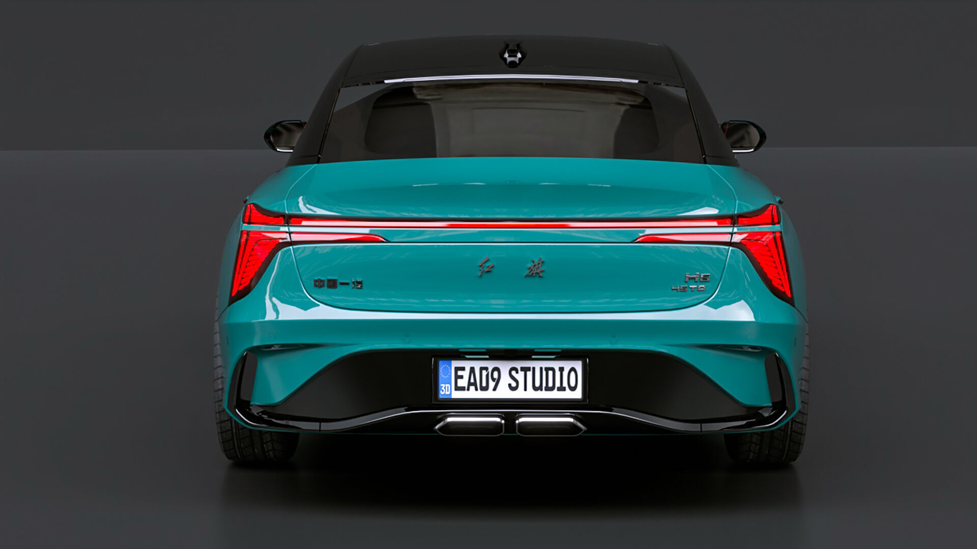 Hongqi H6 2025 3D model_7