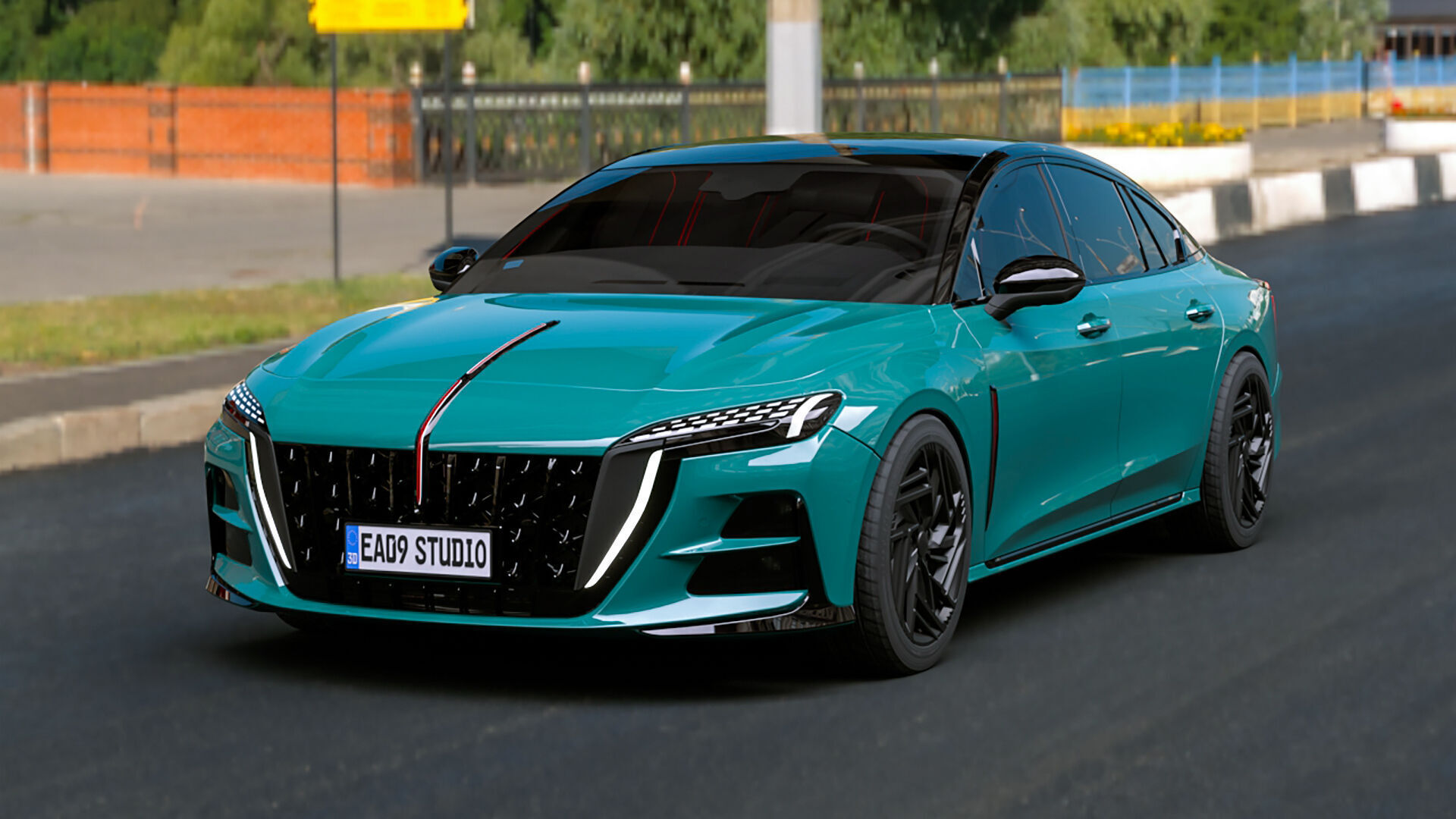 Hongqi H6 2025 3D model_1