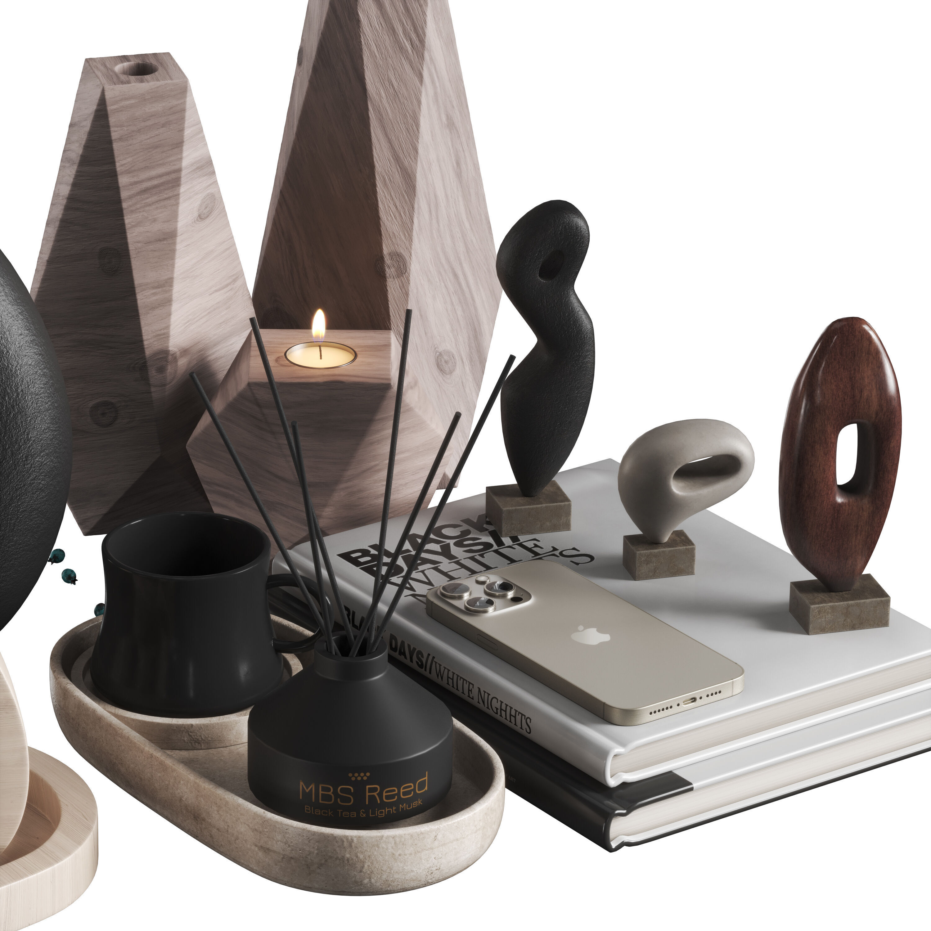 Decorative set 14 3D model_3