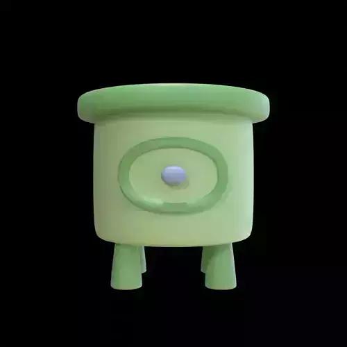 Side Table  Low Poly 3D Model