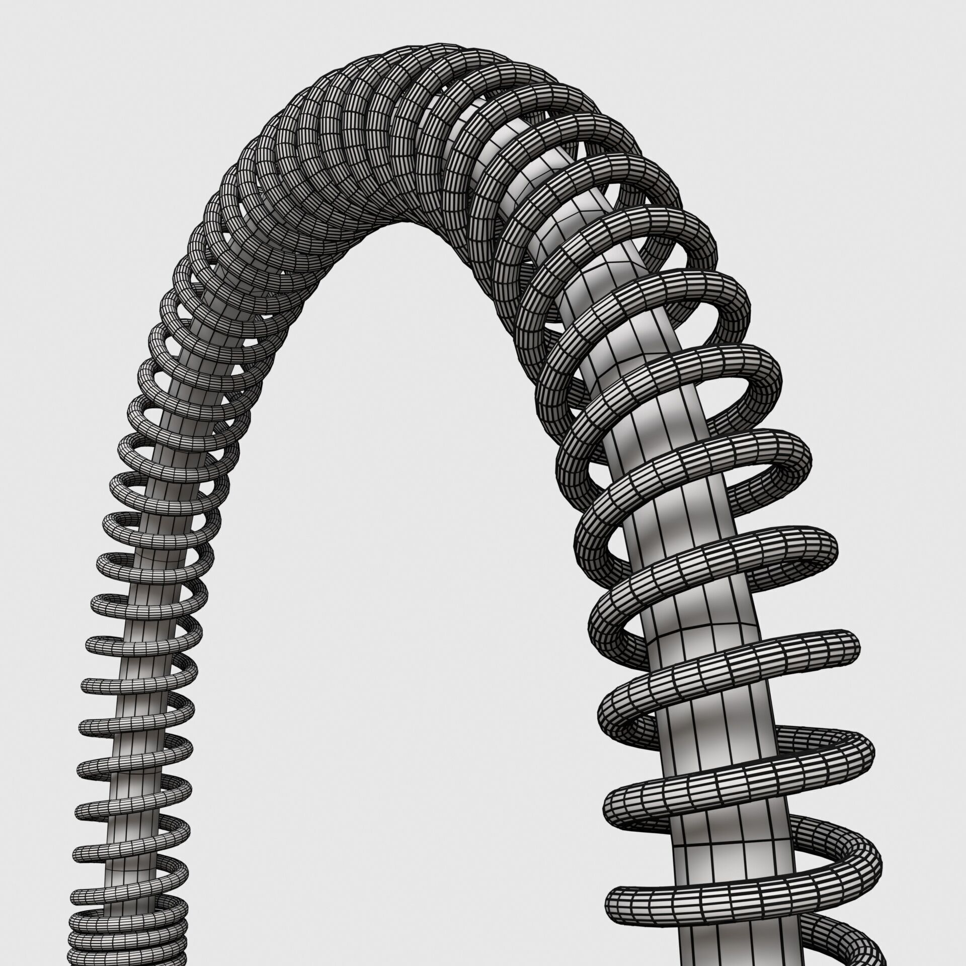 Flexible Hosepipe Tap Faucet 3D model_7