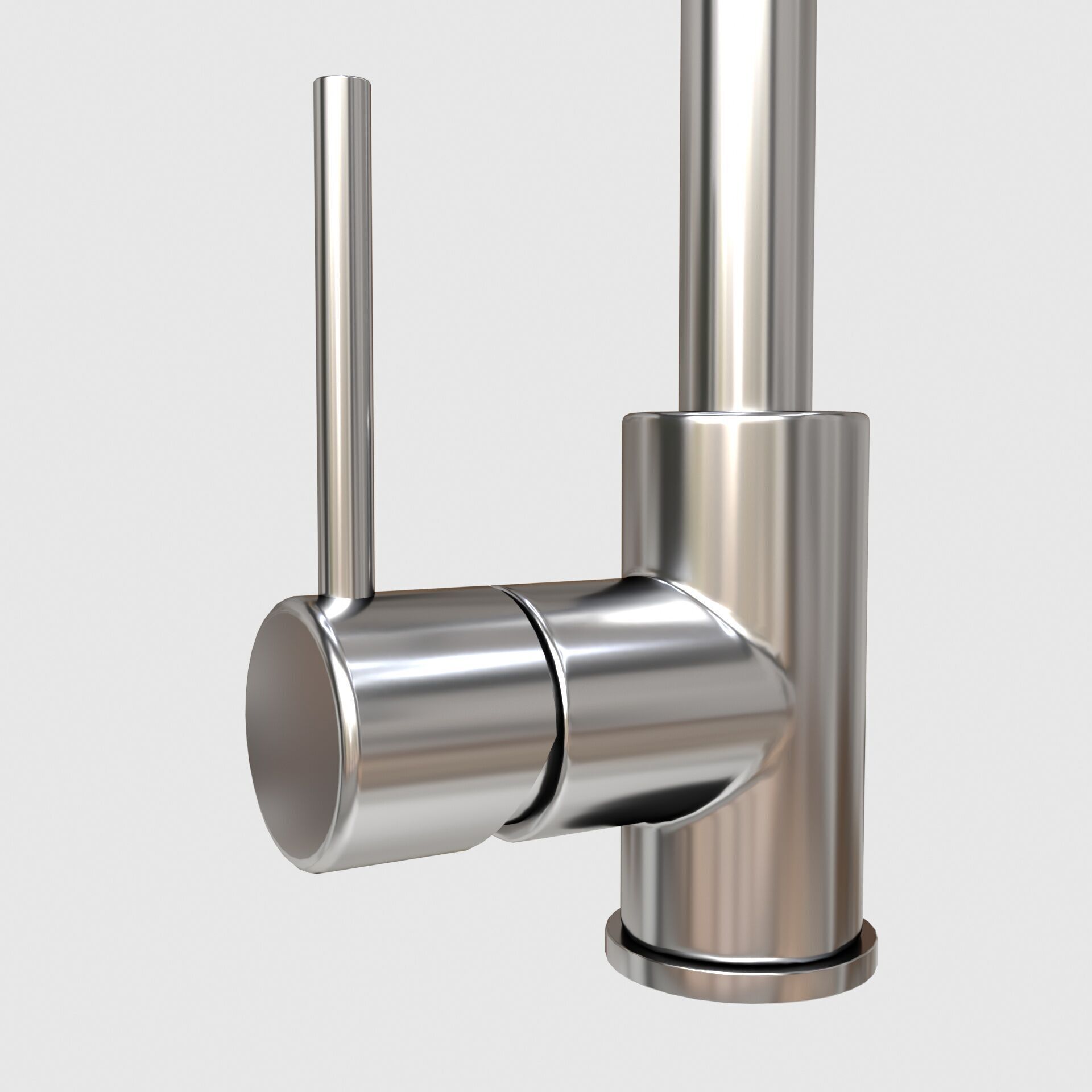 Flexible Hosepipe Tap Faucet 3D model_1